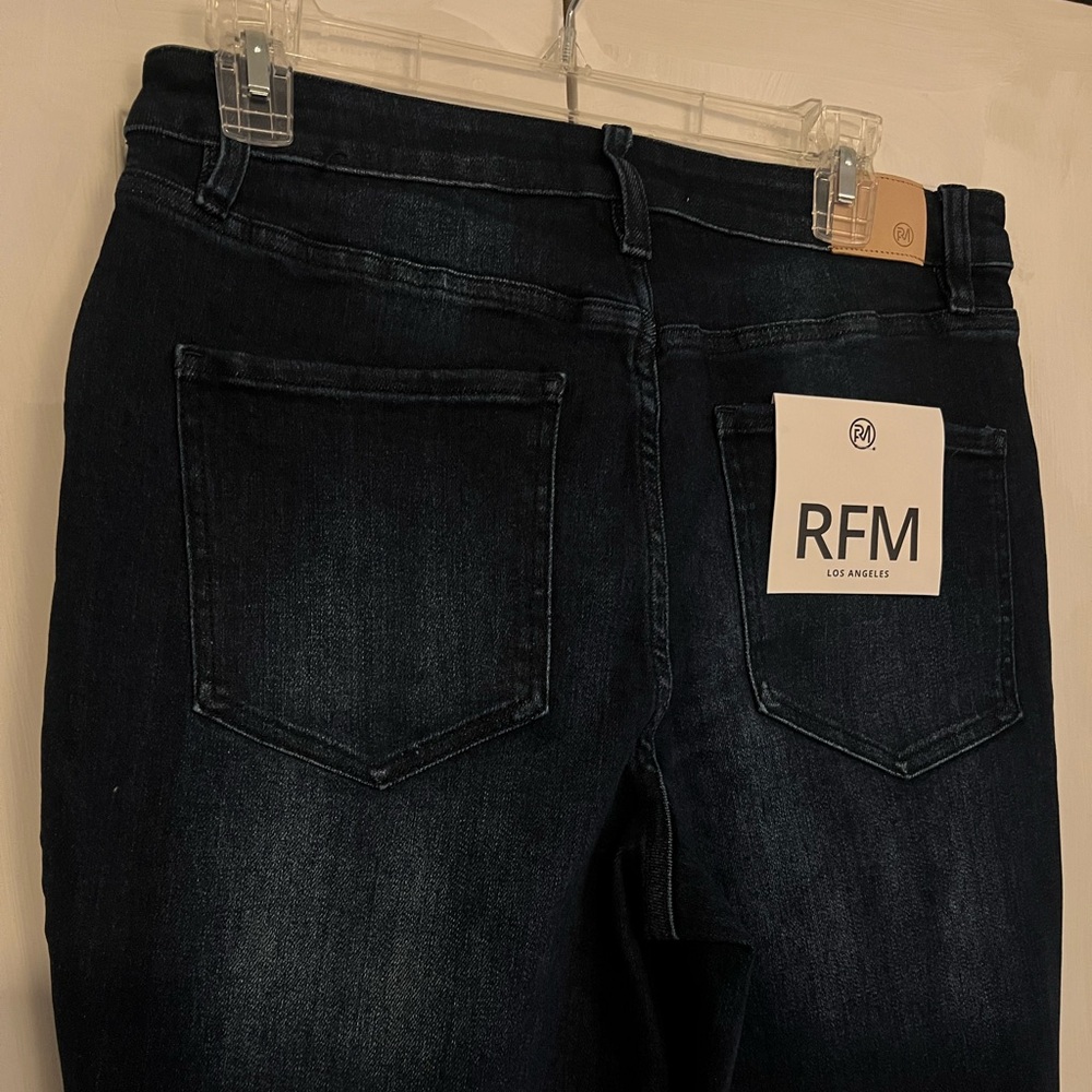 Women’s RFM Mia Bootcut Tummy Control Dark Wash Jeans, Size 11/30